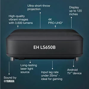 Projecteur Intelligent EPSON EH-LS650B 4K 3LCD Haute Luminosité Audio Yamaha Cinéma Laser pour Salon et Gaming - Product Image 2