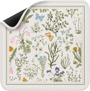 Premium flanellen mahjong-tafelmat Kaartspellen Duurzaam vilten speeloppervlak Cadeaus voor vrouwen en bordspelgenieters Verdant Bloom - Product Image 1