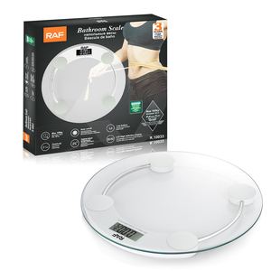 Báscula De baño RAF Bascula De Bano Max 180kg Alta precisión Encendido automático Apagado Bloqueo De datos Temperatura interior Pantalla LED - Product Image 2