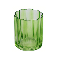 Maßgefertigte Neue Design-Feiertagsgefäße Europäisches Kristallglas Hochfuß-Champagner Kreative Glas-Kerzenhalter Kerzenständer