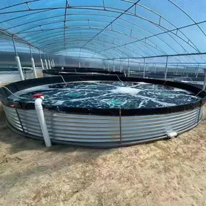 MUHE 1000 L段ボール鋼板飲用安価な飲用丸型水タンク農業用