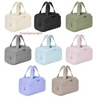 Dropshipping Shopify Fulfillment Products 2025 Sac de rangement de toilette portable en nylon de grande capacité pour femmes