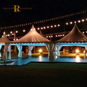 <span class=keywords><strong>Chapiteau</strong></span> de gazebo de mariage transparent imperméable blanc d'exposition commerciale résistant événement extérieur en aluminium 10x10 tente de pagode - Product Image 3