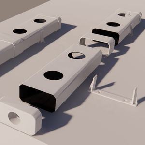 Tuyaux en <span class=keywords><strong>PVC</strong></span> 100*150/100*100mm NFT <span class=keywords><strong>Gouttière</strong></span> Hydroponie - Product Image 6