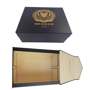 Luxury Cardboard Matte Black Baseball Cap Packaging Box/Custom Cap Box