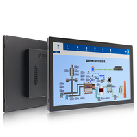 Écran tactile capacitif industriel LCD avec fonction tactile 10 points, design à cadre ouvert, couleur noire, neuf