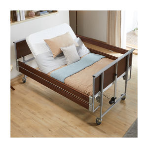 Tecforcare Lit médical en bois Moteur électrique Hi-Low en acier inoxydable Soins à domicile Soins infirmiers Maison Equipement IEC 60601 Hôpital - Product Image 3