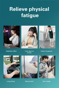 Mini masajeador de mano shiatsu vibrador mecánico de hombro para cuello y espalda con calor masajeador de coche - Product Image 4