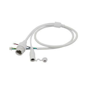 Kabel Daya Video Kamera Pengawas, Tahan Air POE Rj45 Jaringan Kamera Garis LED + Monitor Lampu Dc 8Core - Product Image 1