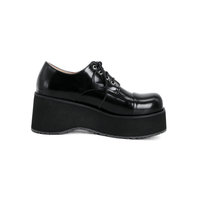 Chaussures derby à plateforme en PU brevetées personnalisées pour femmes, bottes à plateforme élégantes pour événements formels, prix de grossiste en usine