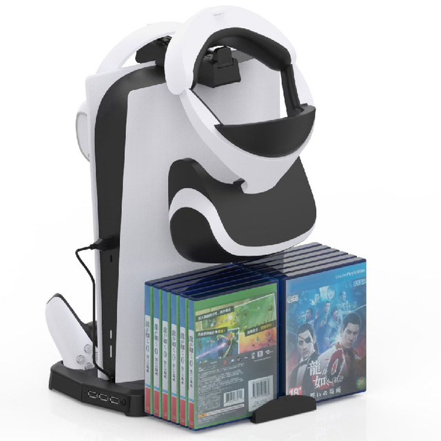 Other Video Game Accessories Dual Charger Holder Cooling Fan Stand for Playstation 5 PS5 Play Station