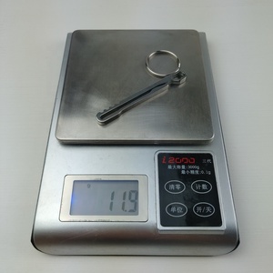 EDC paslanmaz çelik Rattlesnake şekilli ince Mini bel bandı cüzdan nakit para anahtarlık klip - Product Image 6