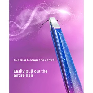 Ensemble de pinces à sourcils dégradées, pinces à <span class=keywords><strong>faux</strong></span> <span class=keywords><strong>cils</strong></span>, outil de maquillage beauté, kit de retrait des poils de barbe, ensemble de pinces à sourcils pointues pour la réparation des sourcils - Product Image 4