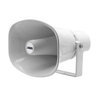 Altavoz de Bocina Activo Impermeable para Interiores y Exteriores, Altavoz de Bocina Potente de Largo Alcance para Escuelas