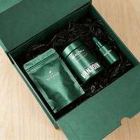 Bouteilles compte-gouttes en verre ambré noir de luxe pour capsules, 250 ml, avec sachets de transport, pour la nutrition nocturne, vente en gros