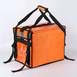 Soportes resistentes lavables plegables de 62L, parte inferior reforzada vertical y ASA, bolsa de entrega de bicicleta de comida aislada de 62L - Product Image 2