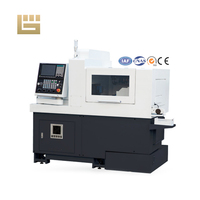 Tour CNC de type suisse à double broche pour usinage de haute précision, avec axe Y, lit incliné et broche électrique refroidie par huile