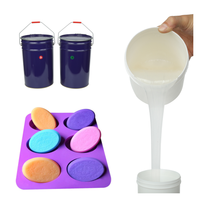 Échantillon gratuit de caoutchouc de silicone pour la fabrication de moules souples, caoutchouc de silicone liquide RTV-2