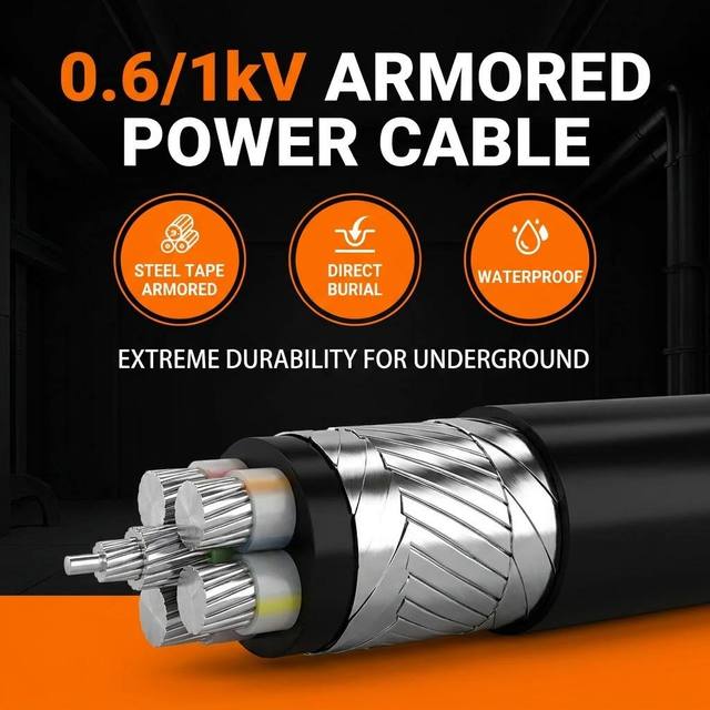 WDZ-YJY23 Low Smoke Zero Halogen LV Power Cable 0.6/1kV XLPE Insulated LSZH Sheath Flame Retardant Power Wire IEC Compliant