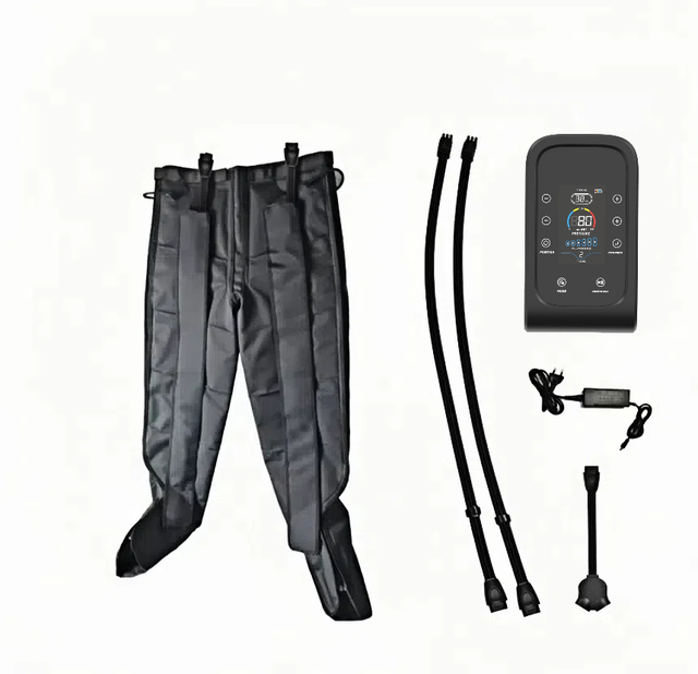 6 Chambers Portable Full Leg Recovery System air Compression Leg Massager Recovery Boots for Circulation and Muscle Recovery
