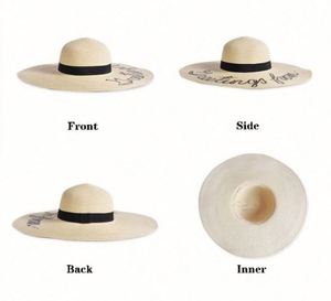 Wholesale Character Outdoor Fishing <b>Straw</b> Wide Brim Foldable Beach <b>Hat</b> Unisex Summer Travel Big Floppy - Product Image 6