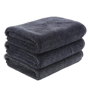Serviette de lavage auto JYNB 30x40cm 40x40cm 40x60cm 60x90cm Gris, absorbante, pour véhicule - Product Image 2