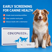 Direkt vom Hersteller: Schnelltest-Karte für Hunde gegen Hundepest, Parvovirus und Coronavirus, 3-in-1, 1 Jahr Garantie für Tierärzte