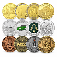 Pièce commémorative personnalisable, Médaille d'anniversaire d'entreprise, Objet de collection, Récompense culturelle créative pour zone touristique, Double face