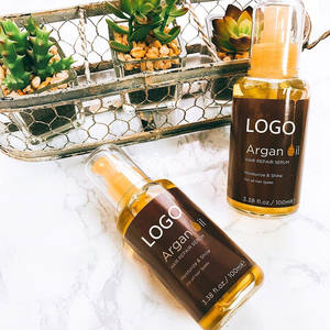 เซรั่มน้ำมันอาร์แกนธรรมชาติสำหรับผมแห้งควบคุมผมหยิกฉลากส่วนตัว - Product Image 3