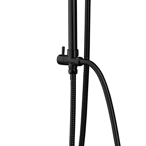<span class=keywords><strong>Columna</strong></span> <span class=keywords><strong>de</strong></span> <span class=keywords><strong>Ducha</strong></span> <span class=keywords><strong>de</strong></span> Lluvia Negra Simple y Económica LANO para Baño - Product Image 3