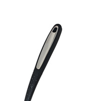 Cuillère écumoire en nylon écologique avec poignée en silicone, résistante à la chaleur, maille fine, pour aliments frits, pâtes, ustensile de cuisine