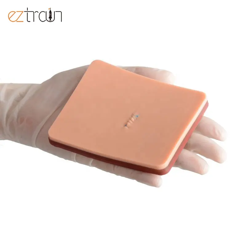 Upgraded 3-Layers Mini Suture Silicone Pad for Medical Students Surgical Training Courses