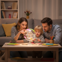 Wellfun Fabricant Lumière Chaude Monde Terre Globe Carte Globe Décoratif avec Bluetooth