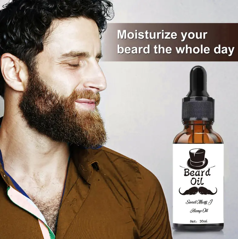 Private Label Best Mens Care product Hair Beard Conditioning Growth Oil 100% Natural Organic Faster Growth Beard Oil