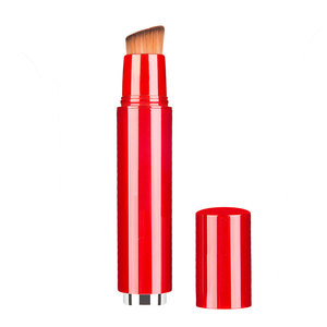Refillable Container Kabuki Loose Powder Makeup Brush Liquid Foundation Pump Cosmetics Applicators Dispensing Brush