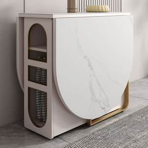 Sillas de comedor de madera de lujo modernas, mesas extraíbles, retráctiles, plegables, diseño para el hogar, sala de estar, restaurante, mostrador, salón - Product Image 6