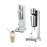 Machine à milk-shake automatique portable SUNMAX en acier inoxydable - Mélangeur à tête unique pour bubble tea, smoothies, milk-shakes - Pour cafés et boutiques