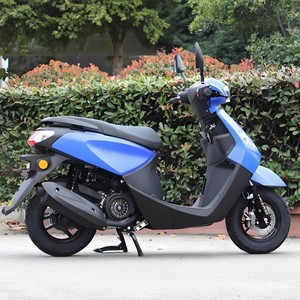 Popular Scooter Gás 125cc com 80 km/h Velocidade Ar Refrigerado e Freios a Disco & Tambor Qualidade Gasolina Motocicleta