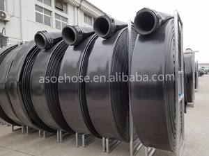 Tuyau d'arrosage plat Asoe sur mesure, tuyau en PU de 8 pouces pour l'irrigation agricole et l'alimentation en fumier - Product Image 4