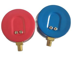 उच्च गुणवत्ता 70 मिमी आयरन ब्लू मामले उच्च कम प्रशीतन दबाव गेज - Product Image 3