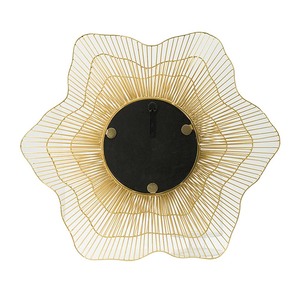 Specchio da Parete OVS 27 Pollici con Design a Fiore <span class=keywords><strong>in</strong></span> Metallo Dorato per Ingresso - Product Image 5