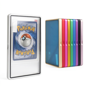 Estuche Magnético de Aluminio con Logotipo Personalizado, Moderno y de Lujo, en Varios Colores Metálicos, para Tarjetas Coleccionables - Product Image 1