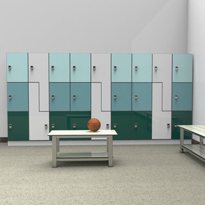 Cartmay HPL Gym <span class=keywords><strong>Piscine</strong></span> Casier Cabinet Vestiaire Dressing Casiers De Rangement - Product Image 6