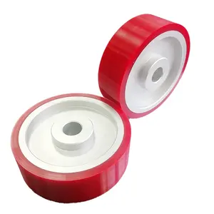 Fast Delivery Rubber Coating Wheel 100mm 200mm Printing Industrial Polyurethane Coated Wheel