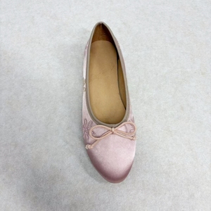 Zapatos Planos <span class=keywords><strong>de</strong></span> Satén Chino Bordado para Mujer, Mocasines para Mujer, Zapatos <span class=keywords><strong>de</strong></span> Exterior para Niñas, Zapatos con Punta Redonda y Lazo, Tallas Grandes - Product Image 6