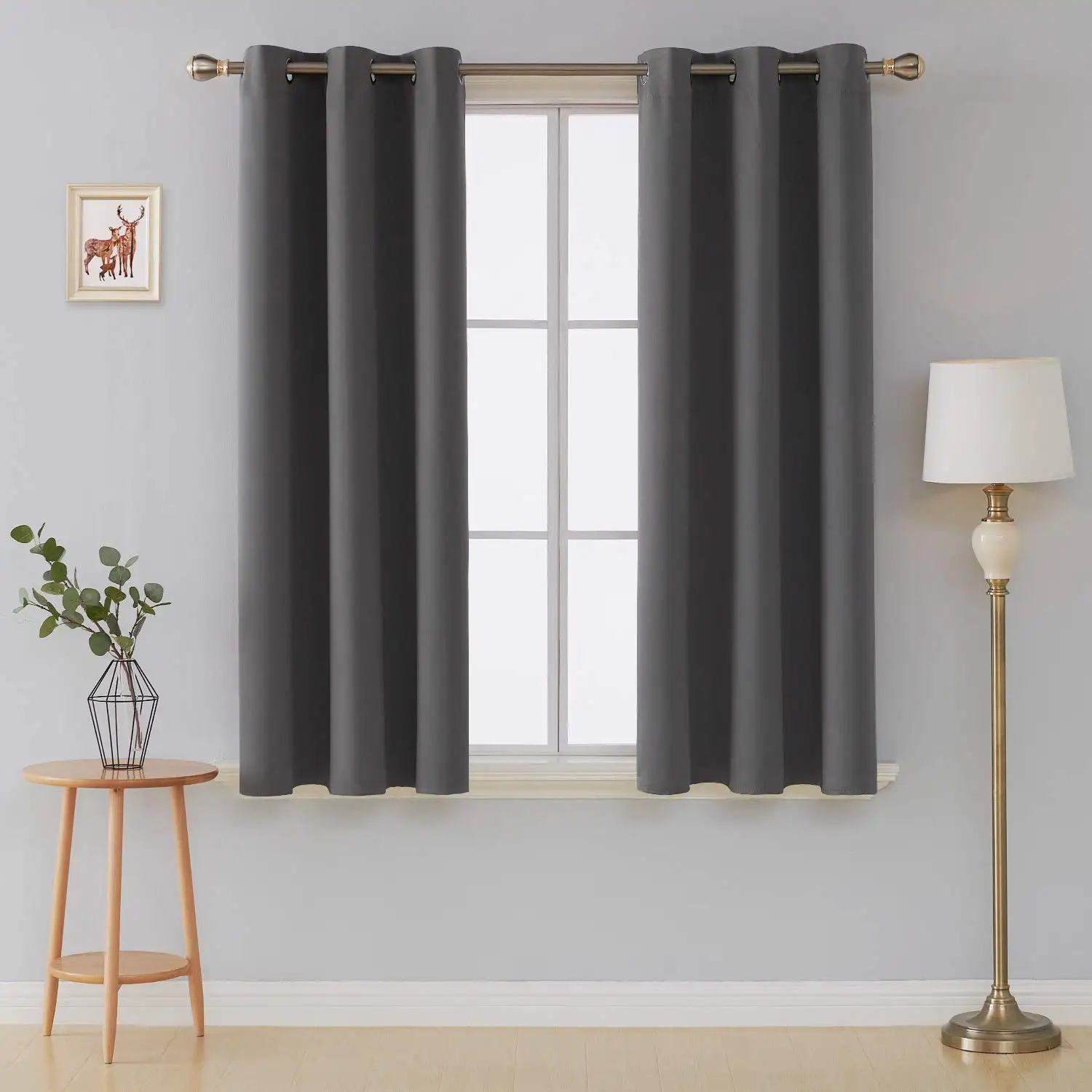 Solid color custom size Modern office hotel Bedroom window Curtains Drapes for Sale blackout curtain for living room