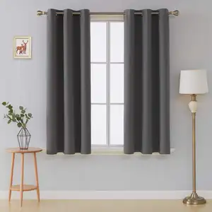 Cortinas opacas de color sólido, tamaño personalizado, modernas, para oficina, hotel, dormitorio y ventana, para sala de estar