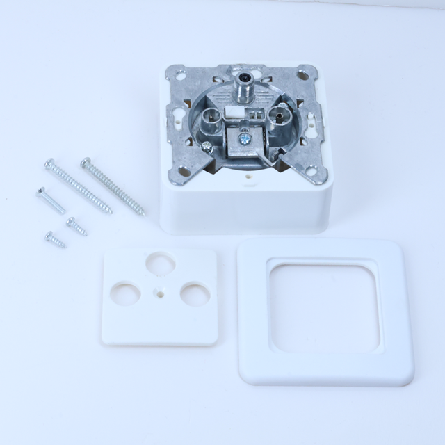 Most Popular Switch Outlet Socket Outlets Cover Wall Plate TV/SAT/RADIO Antenna 1DB Cable TV Accessory-Wall Socket