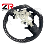 Modificación Interior de Automóvil, Volante Deportivo Challenger de Cuero y Fibra de Carbono para Dodge Ram 1500 2500 3500 2008-2018
