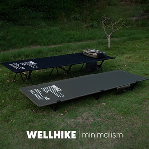 <span class=keywords><strong>Cama</strong></span> de Campaña Táctica WELLHIKE, <span class=keywords><strong>Cama</strong></span> Plegable Portátil Ligera para Exteriores con Bolsa Lateral - Product Image 2